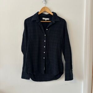 Claridge + King Flannel Plaid Button Down Shirt | Size Large